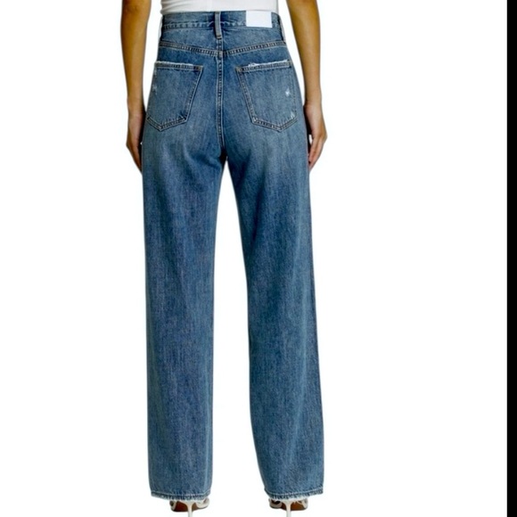 Pistola Los Angeles Bobbie High Rise Wide Leg Jeans Size 26 - Picture 4 of 12